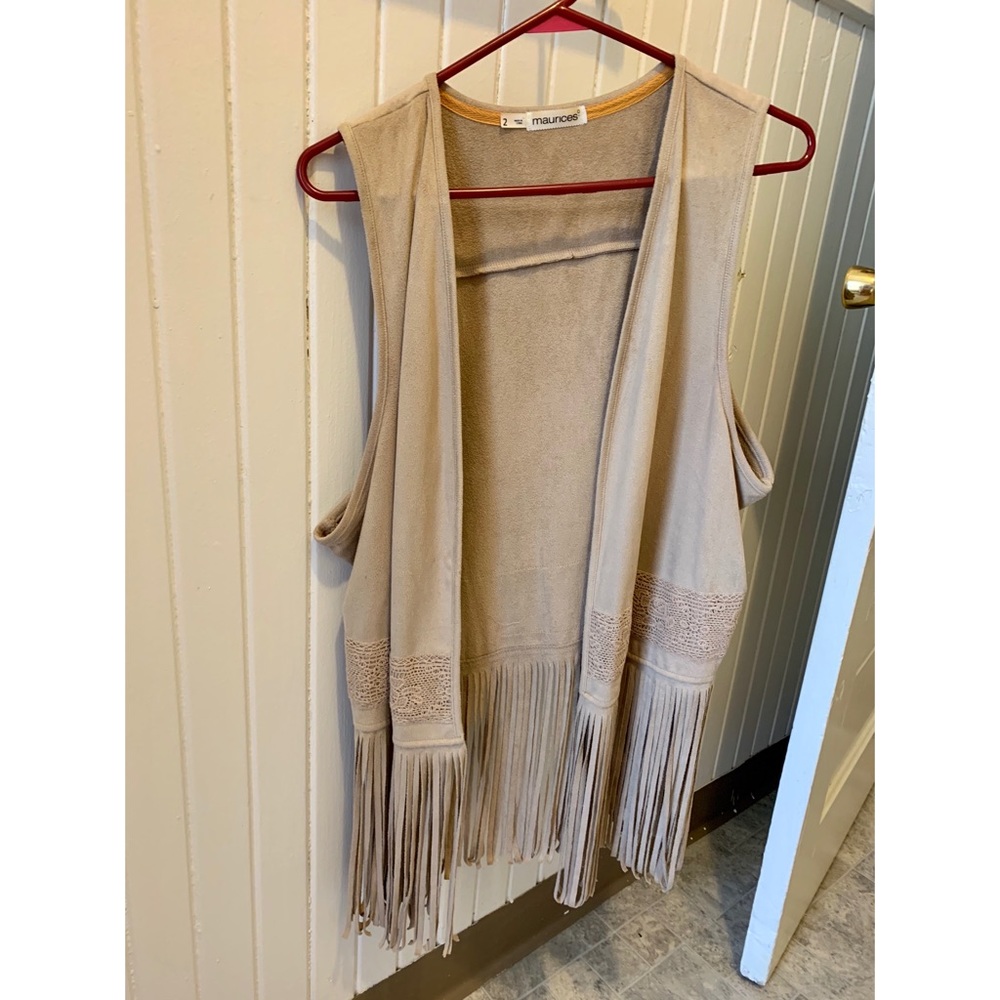 Tan Maurice’s Fringe Vest